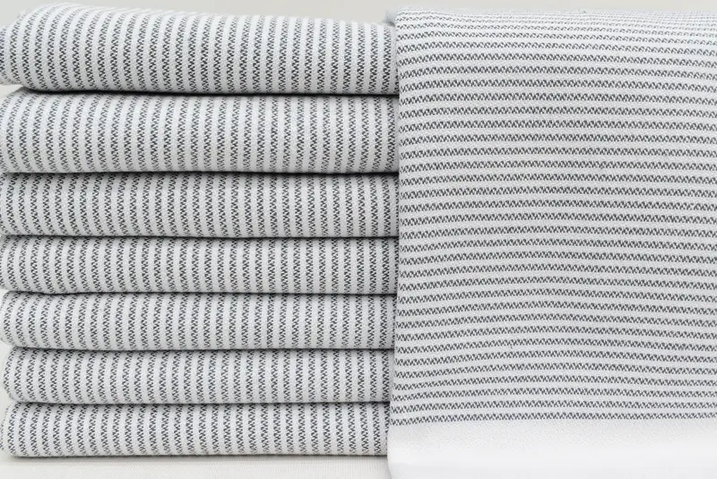 Turkish Towel Hand Towel, Spa Towel, Towel With Name, 40x18 Cotton Striped Towel, Custom Hand Towel, Unique Gift, Turkish Hand Towel, Holiday Towel - 2