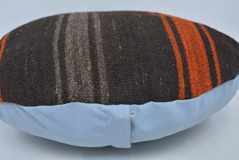 20x20 Brown Pillow Cover, One Of A Kind Pillow, Antique Pillows, Kilim Pillow, Pillow Case, Vintage Pillow, Couch Pillow Sham - 5