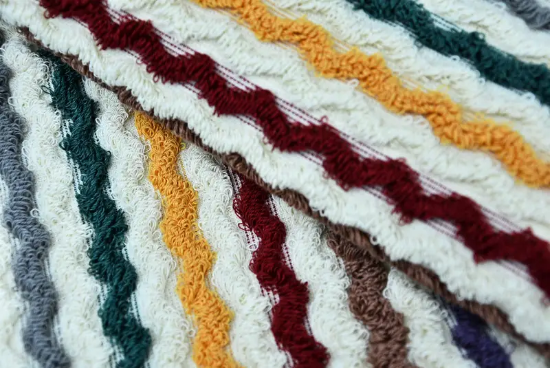 70x40 Cotton Pom Pom Zigzag Design Towel, Custom Towel, Towel With Name, Sand-Resistant Peshtemal, Sand-free towel, Beach Towel Bulk, Memorial Gift - 7