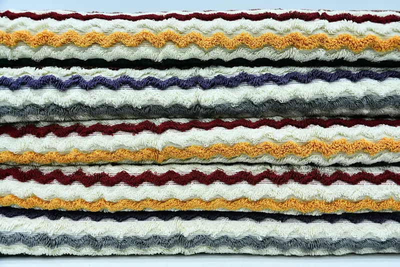70x40 Cotton Pom Pom Zigzag Design Towel, Custom Towel, Towel With Name, Sand-Resistant Peshtemal, Sand-free towel, Beach Towel Bulk, Memorial Gift - 3