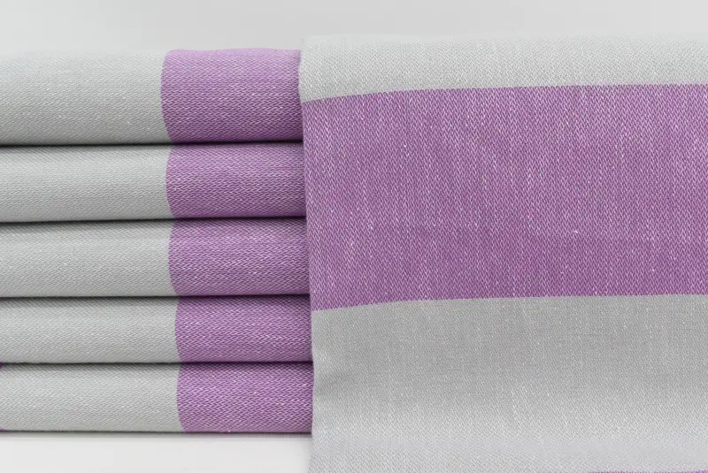 Sand-free towel, 70x40 Cotton Striped Towel, Turkish Beach Towel Personalized, Peshtemal Towel, Sand-resistant towel, Bachelorette Party Favor - 2