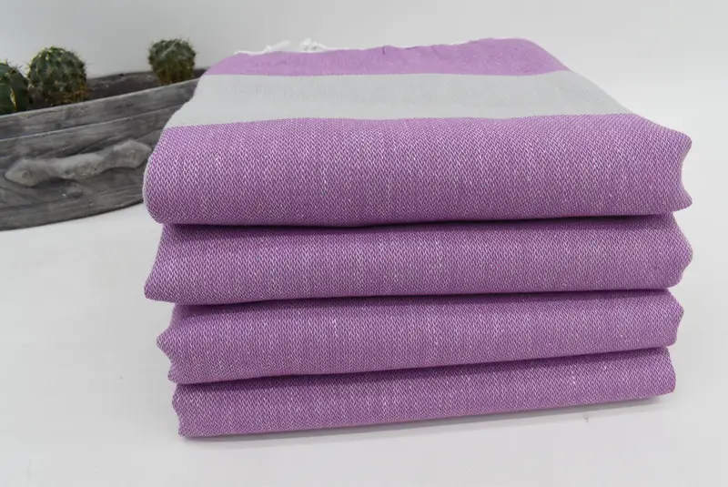 Sand-free towel, 70x40 Cotton Striped Towel, Turkish Beach Towel Personalized, Peshtemal Towel, Sand-resistant towel, Bachelorette Party Favor - 7