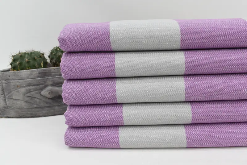 Sand-free towel, 70x40 Cotton Striped Towel, Turkish Beach Towel Personalized, Peshtemal Towel, Sand-resistant towel, Bachelorette Party Favor - 3
