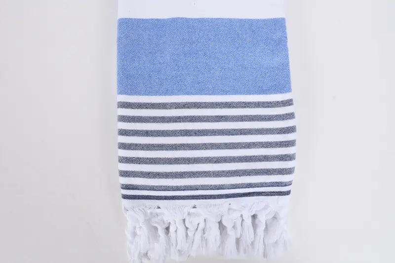 Housewarming Gift, Travel towel, Bachelorette Party Favor, 68x36 Cotton Striped Terry Towel, Beach Size Towel, Custom Beach Towel, Turkish towel - 3