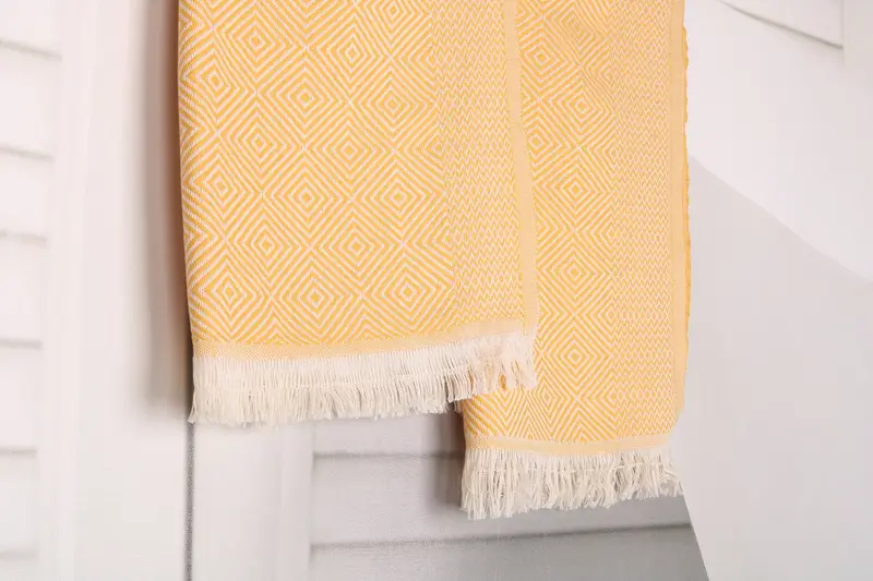 Bathroom Towels, Custom Wedding Gifts, Hand Size Towels, Monogram Towels, Wedding Gift, Personalized Kitchen Towel, 36x20 Cotton Diamond Towel - 8