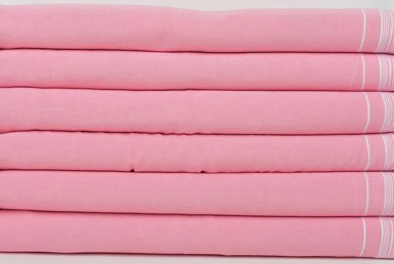 King Size Bedspread, Decorative Blanket, Valentine Day Gift For Her, Wedding Favors, Custom Wedding Gifts, 92x56 Cotton Striped Towel - 2