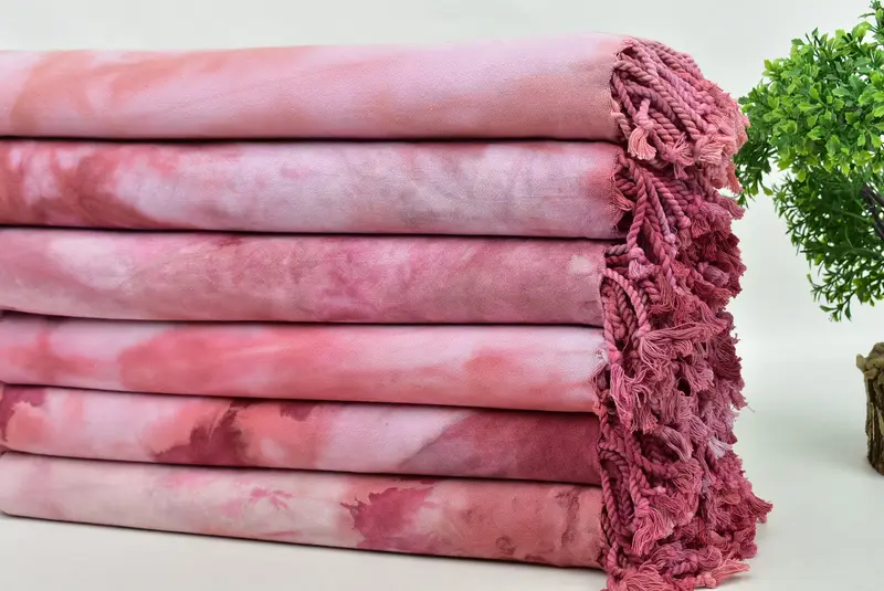 Bridal Shower Gift, Custom Wedding Gifts, Turkish beach towel, Bachelor Party Favors, 68x36 Cotton Tie Dye Towel, Bridal Shower Gifts, Scarf Towel - 4