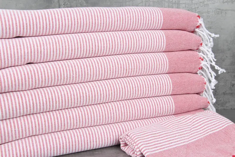 Bridesmaid Gifts, 40x18 Cotton Striped Towel, Bathroom Towels, Best Wedding Gift, Bachelor Bachelorette Party Favors, Personalized Kitchen Towel - 2