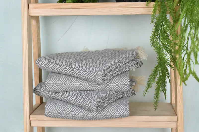 Personalized Wedding Gift, Towel With Name, Spa Towel, Gym Towel, 70x40 Cotton Diamond Towel, Travel Towel, Bath towel, Home Decor Gifts, Gift Towel - 7