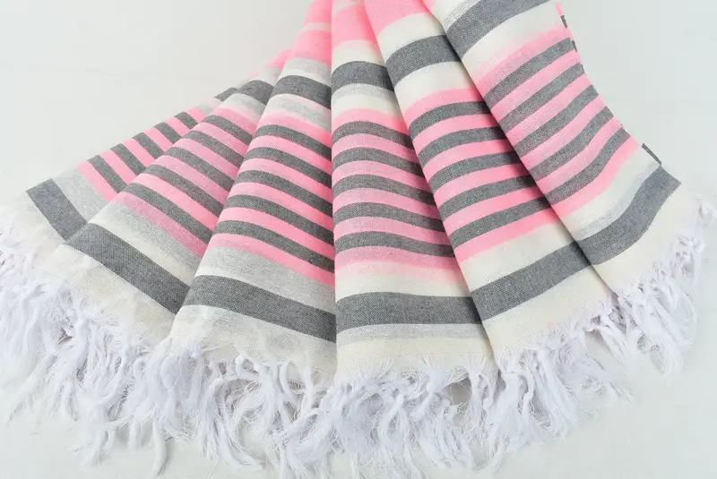 68x40 Cotton Striped Towel, Custom Wedding Gifts, Absorbent Turkish towel, Gym Towel, Bachelorette Party Gifts, Absorbent towel, Maid Of Honor Gift - 4