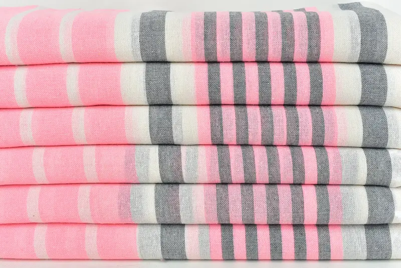 68x40 Cotton Striped Towel, Custom Wedding Gifts, Absorbent Turkish towel, Gym Towel, Bachelorette Party Gifts, Absorbent towel, Maid Of Honor Gift - 2