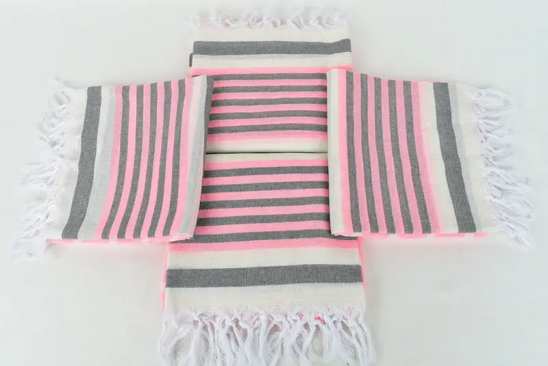 68x40 Cotton Striped Towel, Custom Wedding Gifts, Absorbent Turkish towel, Gym Towel, Bachelorette Party Gifts, Absorbent towel, Maid Of Honor Gift - 6