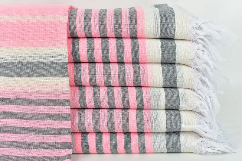 68x40 Cotton Striped Towel, Custom Wedding Gifts, Absorbent Turkish towel, Gym Towel, Bachelorette Party Gifts, Absorbent towel, Maid Of Honor Gift - 1