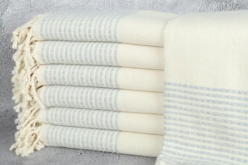 Bachelorette Party Gifts Bridesmaids, 70x36 Cotton Striped Towel, Bridal Shower Favors, Valentines Gift, Guest Towel, Custom Beach Towel - 1