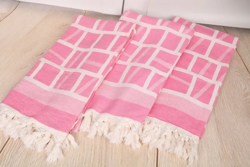 Turkish Towel Set, Guest Towel, Valentines Day Gift Idea, Organic Turkish towel, Monogram Beach Towel, Cotton towel, 70x34 Cotton Patterned Towel - 7