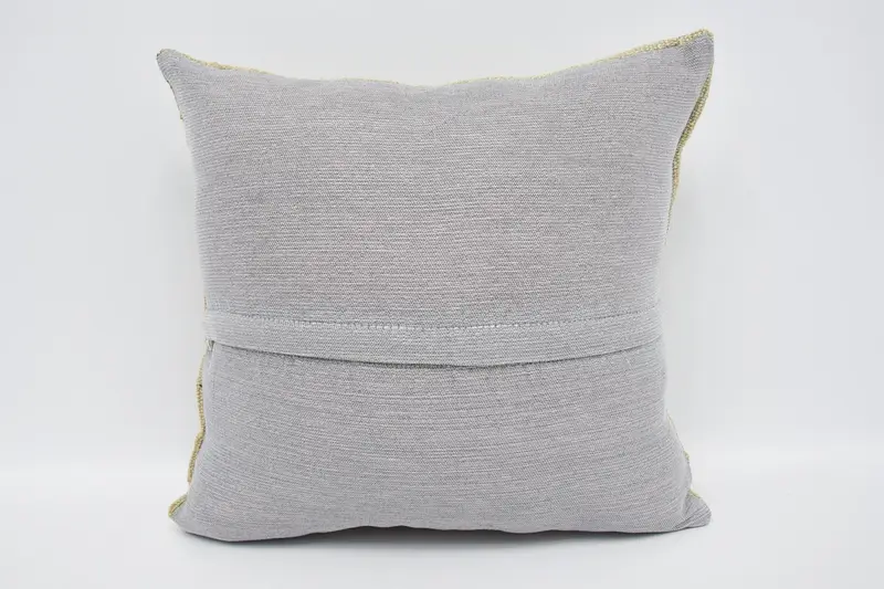 Pillow for Sofa, Vintage Pillow, Gift Pillow, Cushion, Custom Cushion, 16x16 Beige Cushion Case, Handmade Pillow Sham, Retro Throw Cushion - 6