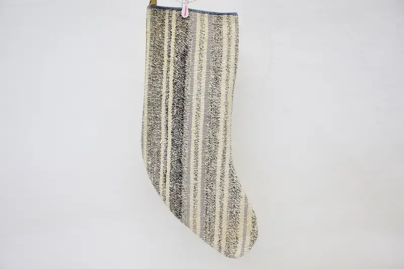 Medias con adornos navideños en color marrón y beige, medias decorativas de 14 pulgadas