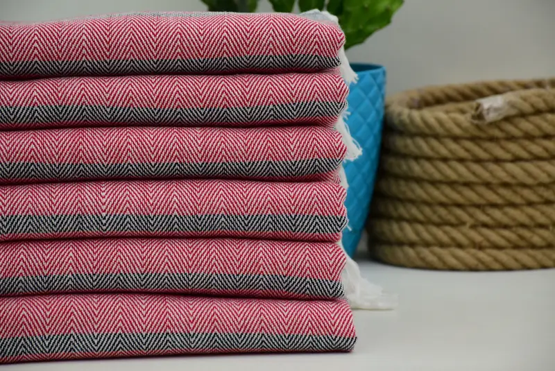Hammam towel, Gym Towel, Personalized Beach Towel, 64x40 Cotton Chevron Towel, Christmas Gift, Peshtemal Towel, Beach Theme Bachelorette Party Gifts - 3