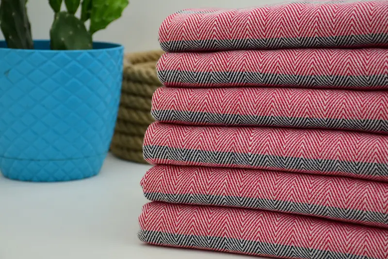 Hammam towel, Gym Towel, Personalized Beach Towel, 64x40 Cotton Chevron Towel, Christmas Gift, Peshtemal Towel, Beach Theme Bachelorette Party Gifts - 1