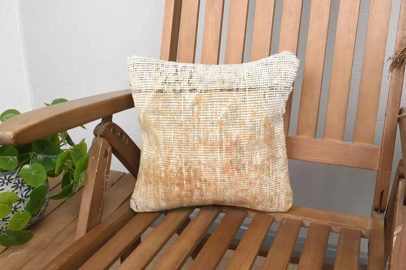 Almohada turca naranja Sham, regalo de decoración del hogar pequeño cuadrado baby shower regalo Euro Sham - 1