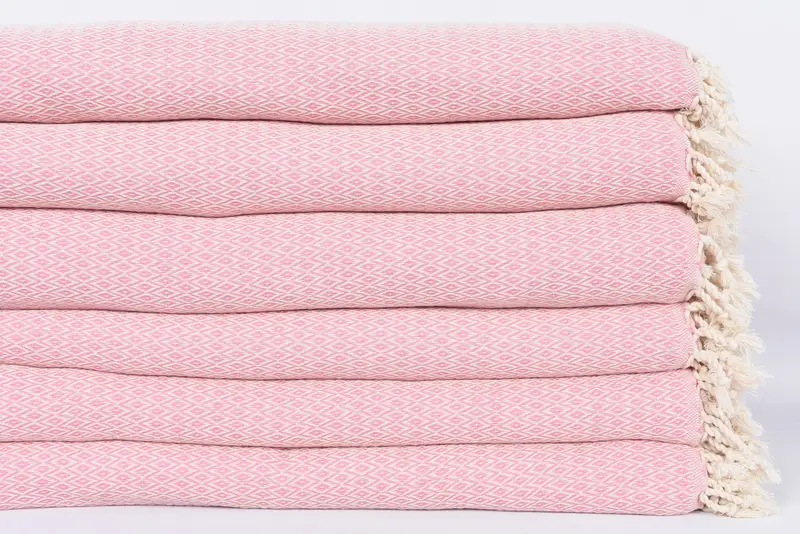 Bachelor Gift, Turkish Bedcover, Throw Blanket Couch, 96x80 Cotton Diamond Towel, Turkish Cotton Throw Blanket, Personalized Gifts, Monogram Blanket - 3