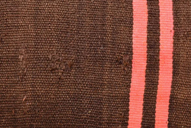 Pillow Cover, Vintage Pillow Sham, Handmade Cushion Cover, Boho Pillow, 20x28 Brown Cushion Cover, Home Decor Pillow, Ethnical Kilim Rug Pillow - 3