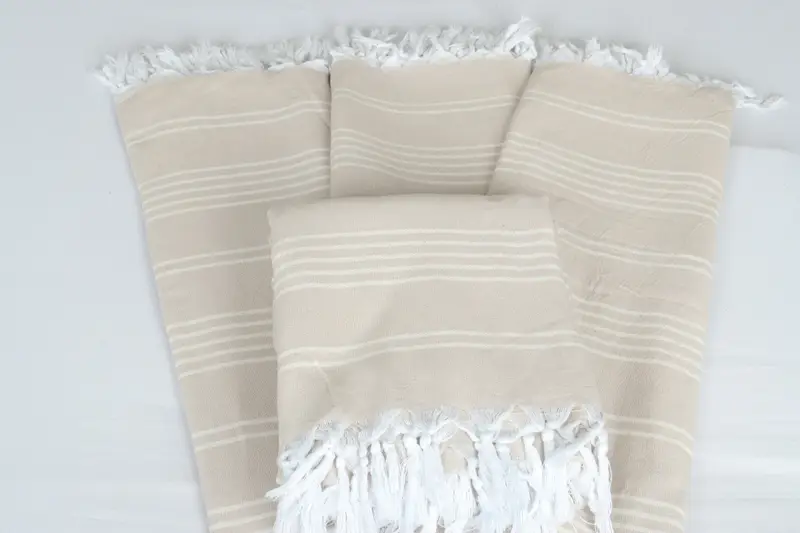 96x70 Cotton Striped Towel, Throw Blanket Couch, Bachelorette Party Favors, Custom Wedding Gifts, Best Wedding Gift, Christmas Gift Tags - 5