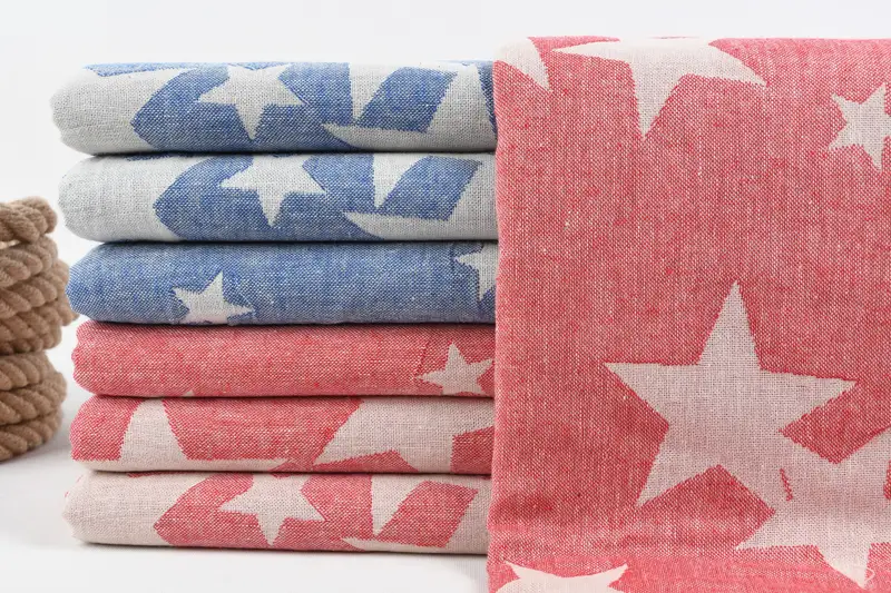 Absorbent towel, Bachelor Party Gifts, Guest Towel, Housewarming Gift, Custom Beach Towel, Turkish hand towel, 76x40 Cotton Star Patterned Towel - 1