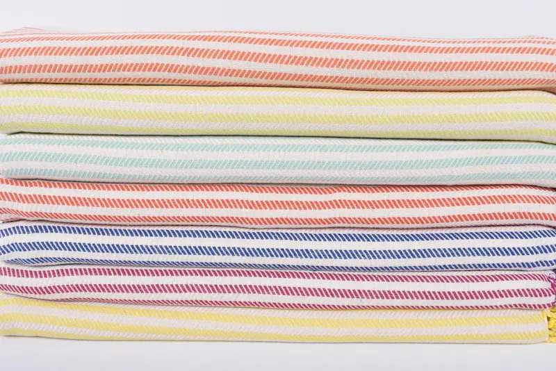 Quick-Dry Beach Towel, 68x40 Cotton Chevron Towel, Organic Cotton Towel, Guest Towel, Home Decor Gifts, Wedding Gift For Bride, Thin towel - 3