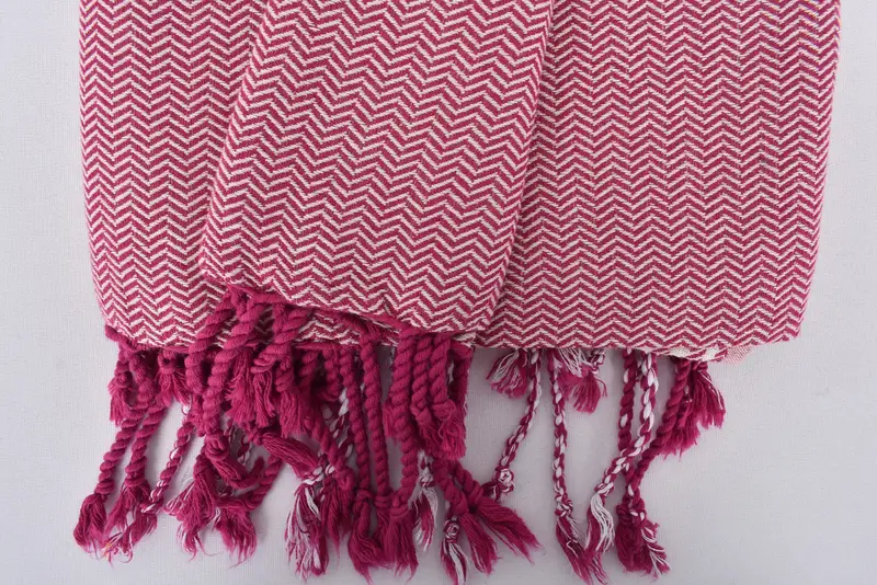 Quick-Dry Beach Towel, 68x40 Cotton Chevron Towel, Organic Cotton Towel, Guest Towel, Home Decor Gifts, Wedding Gift For Bride, Thin towel - 5