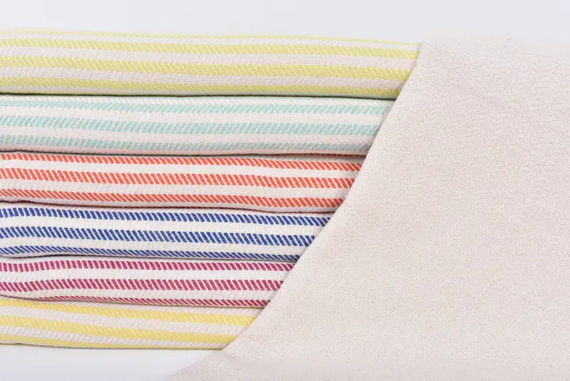 Quick-Dry Beach Towel, 68x40 Cotton Chevron Towel, Organic Cotton Towel, Guest Towel, Home Decor Gifts, Wedding Gift For Bride, Thin towel - 2