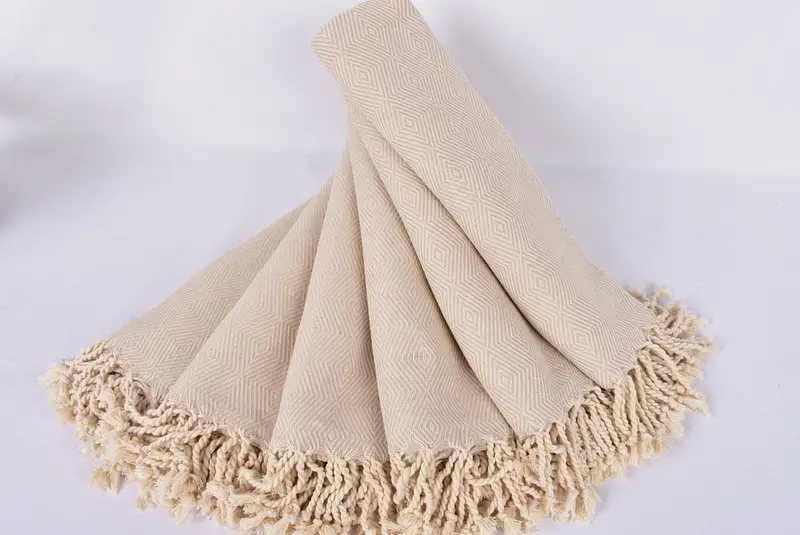 Custom Wedding Gifts, 74x40 Cotton Diamond Towel, Large Turkish Towel, Luxury towel, Bridesmaid Proposal Gift, Beach Theme Bachelorette Party Gifts - 4