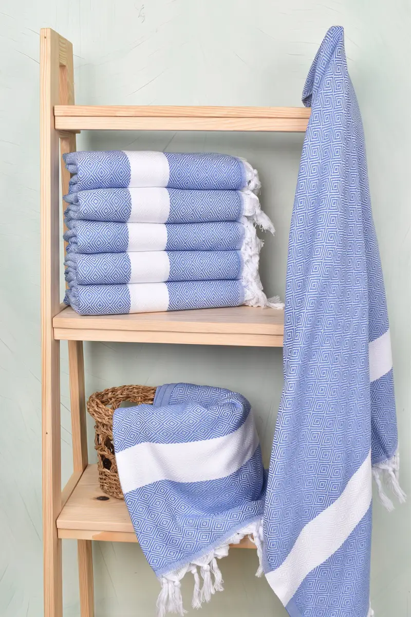 70x40 Cotton Diamond Towel, Guest Towel, Absorbent towel, Lightweight towel, Bachelorette Party Favors, Customized Turkish Towel, Memorial Gift - 3