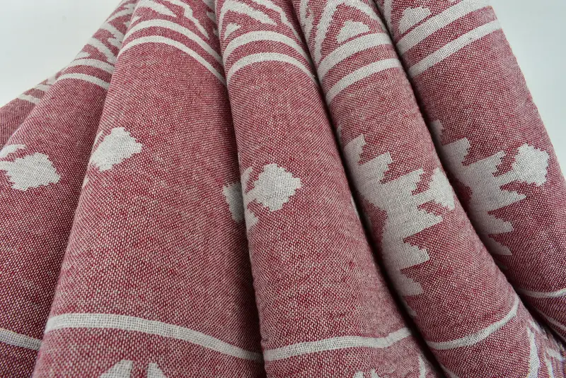 Embroidered Towel, Pool Towels, Gift For Boyfriend, Girls Weekend Favors, Quick-dry towel, Bachelorette Party Gift, 74x40 Cotton Geometric Towel - 5