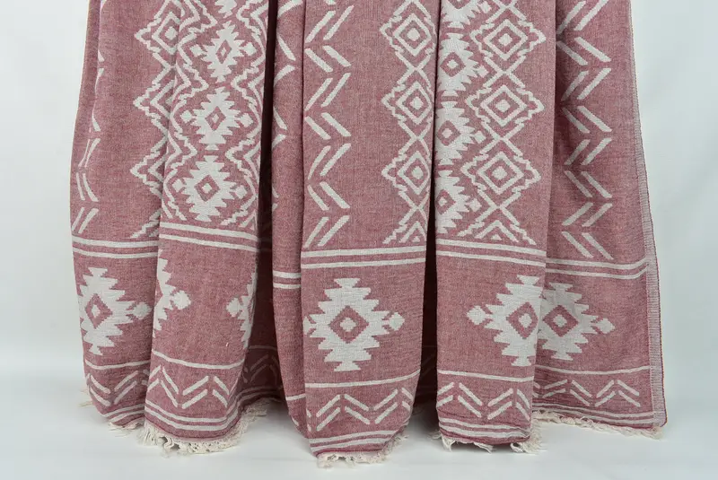 Embroidered Towel, Pool Towels, Gift For Boyfriend, Girls Weekend Favors, Quick-dry towel, Bachelorette Party Gift, 74x40 Cotton Geometric Towel - 8