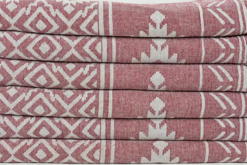 Embroidered Towel, Pool Towels, Gift For Boyfriend, Girls Weekend Favors, Quick-dry towel, Bachelorette Party Gift, 74x40 Cotton Geometric Towel - 2