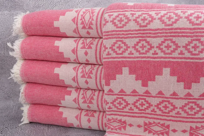 70x36 Cotton Aztec Towel, Pool Towels, Summer Gift, Lightweight Turkish towel for beach, Christmas Gift, Quick-Dry Beach Towel, Gifts For Him - 1