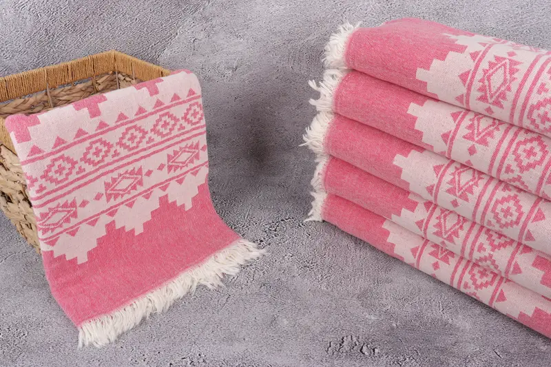 70x36 Cotton Aztec Towel, Pool Towels, Summer Gift, Lightweight Turkish towel for beach, Christmas Gift, Quick-Dry Beach Towel, Gifts For Him - 3