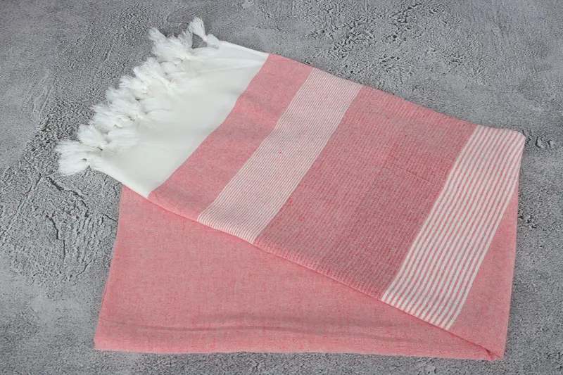 Gym Towel, Gift For Him, Peshtemal Towel USA, Turkish Towel Set, 68x40 Cotton Striped Towel, Bride Gift, Housewarming Gift, Absorbent towel - 6