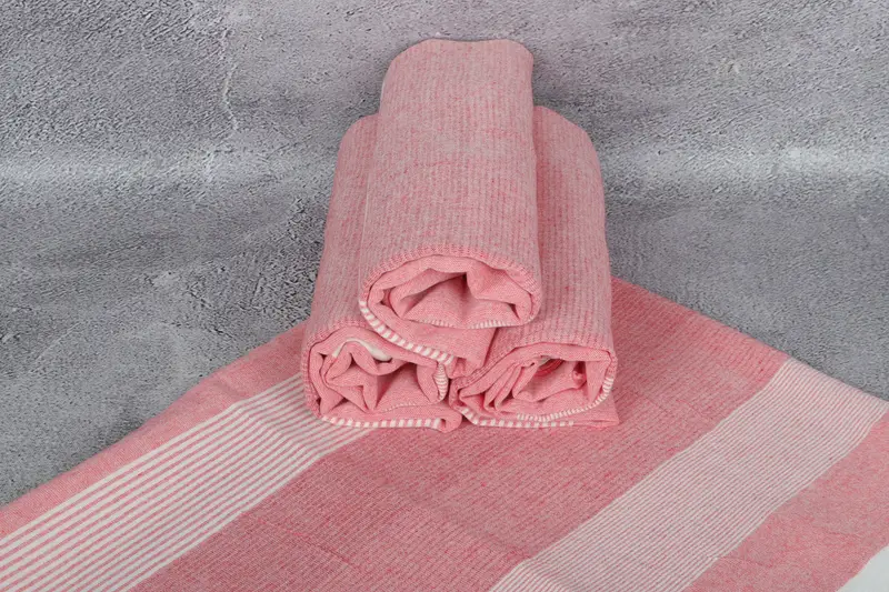 Gym Towel, Gift For Him, Peshtemal Towel USA, Turkish Towel Set, 68x40 Cotton Striped Towel, Bride Gift, Housewarming Gift, Absorbent towel - 8