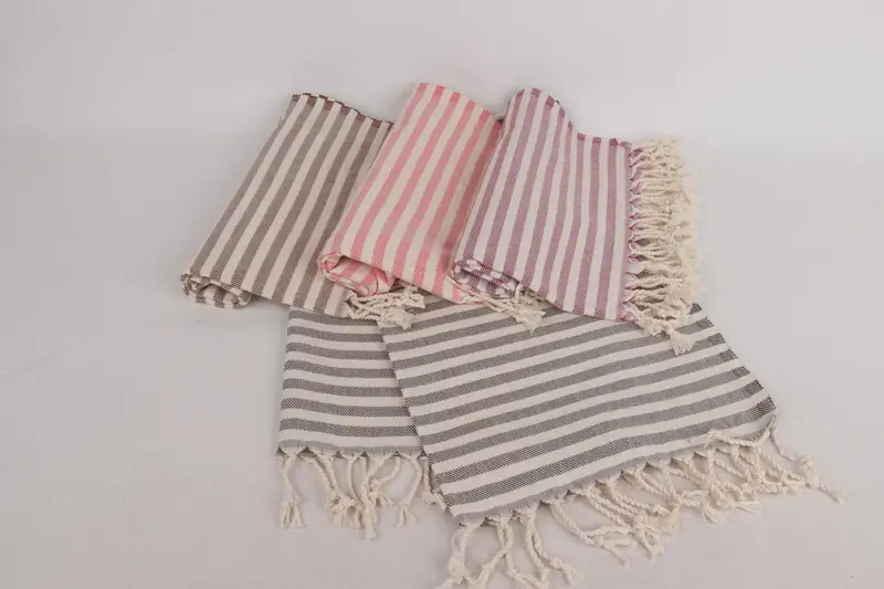 Bachelorette Towel, Monogram Kitchen Towel, Turkish Towel Hand Towel, 40x24 Cotton Striped Towel, Bridesmaid Gift, Turkish Towel, Turkish Hand Towel - 4
