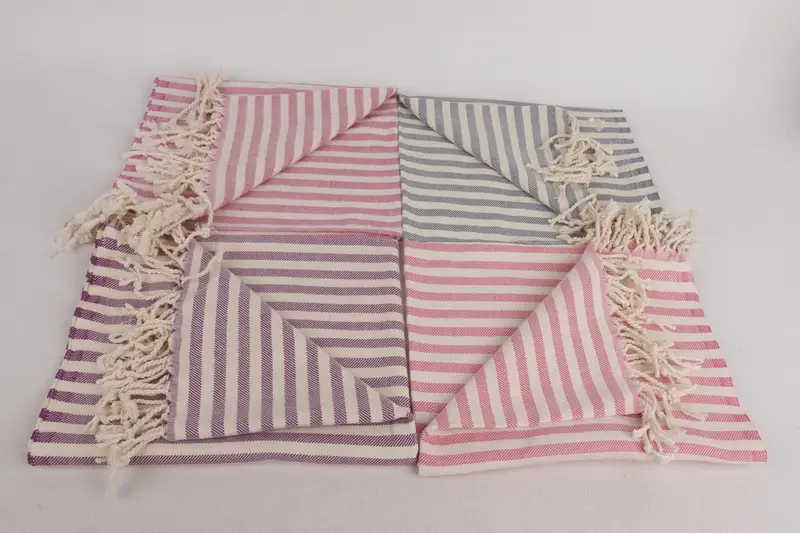 Bachelorette Towel, Monogram Kitchen Towel, Turkish Towel Hand Towel, 40x24 Cotton Striped Towel, Bridesmaid Gift, Turkish Towel, Turkish Hand Towel - 5