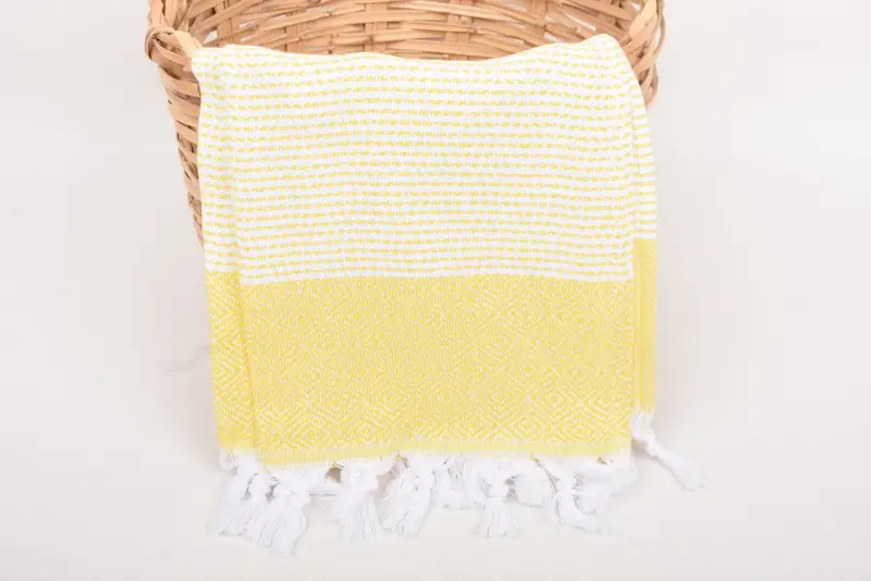 Personalized Hand Towel, 40x18 Cotton Diamond Towel, Turkish Hand Towel, Spa Towel, Boyfriend Christmas Gift, Wedding Gift, Decorative Towel - 5