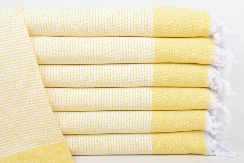 Personalized Hand Towel, 40x18 Cotton Diamond Towel, Turkish Hand Towel, Spa Towel, Boyfriend Christmas Gift, Wedding Gift, Decorative Towel - 1