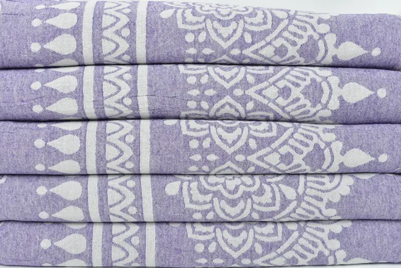 74x36 Cotton Floral Patterned Towel, Mexico Bachelorette Party Gifts, Guest Towel, Bridesmaid Gifts, Turkish towel, Personalized Gifts, Gift For Mom - 3