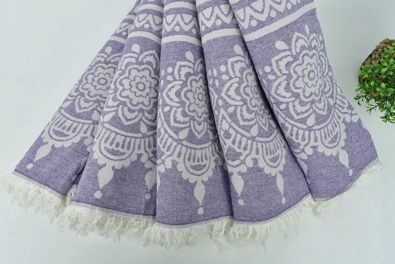 74x36 Cotton Floral Patterned Towel, Mexico Bachelorette Party Gifts, Guest Towel, Bridesmaid Gifts, Turkish towel, Personalized Gifts, Gift For Mom - 5
