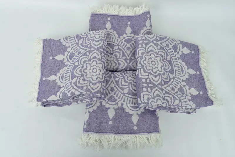 74x36 Cotton Floral Patterned Towel, Mexico Bachelorette Party Gifts, Guest Towel, Bridesmaid Gifts, Turkish towel, Personalized Gifts, Gift For Mom - 7