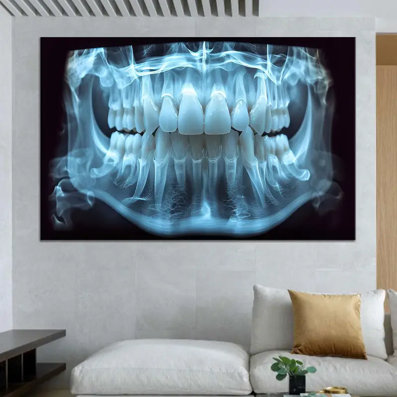 Elegant Dental Office Canvas: Unique Gift for Dentists