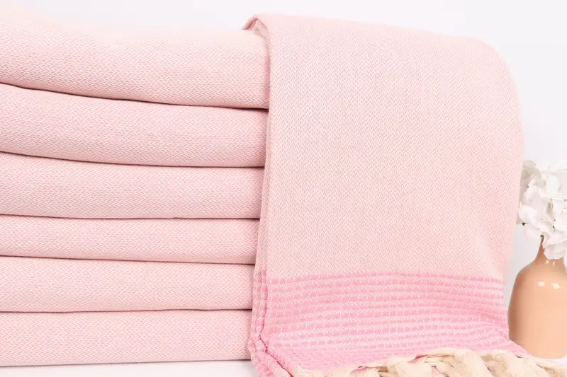 Turkish Bedspread, Organic Beach Blanket, Birthday Gift, Throw Blanket Couch, Woven Throw Blanket, 96x92 Cotton Striped Towel, Boho Throw Blankets - 2