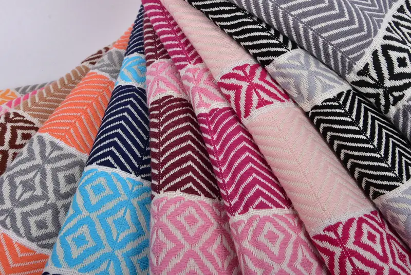 Baumwolltuch, Bachelorette -Party -Gefälligkeiten, Strandhandtuchgeschenk, 70x40 Baumwoll -Chevron -Handtuch, Peshtemal Beachtuch mit einzigartigem Design, Sticktücher - 5
